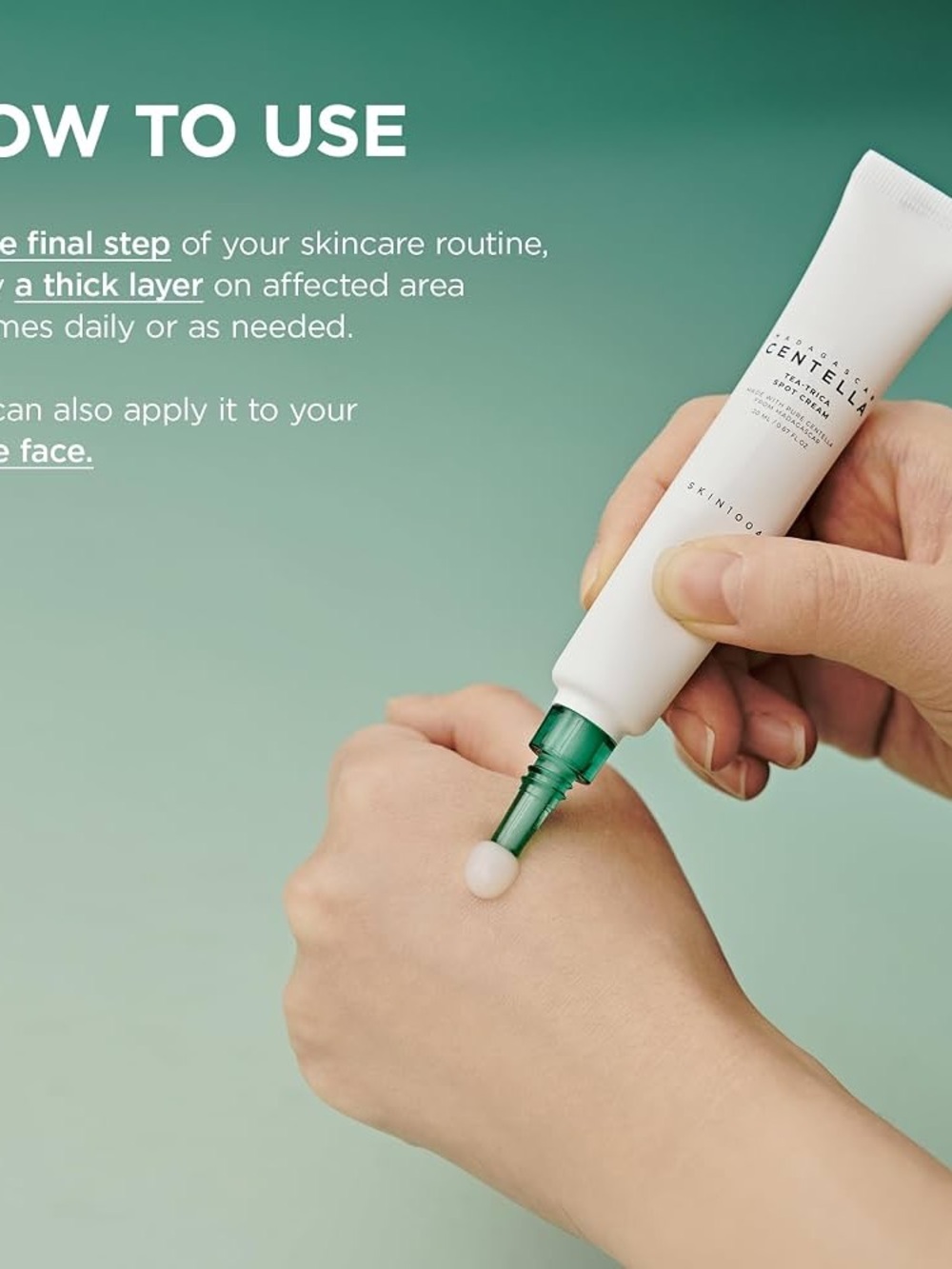 Skin Centella Spot Treatment - White & Green